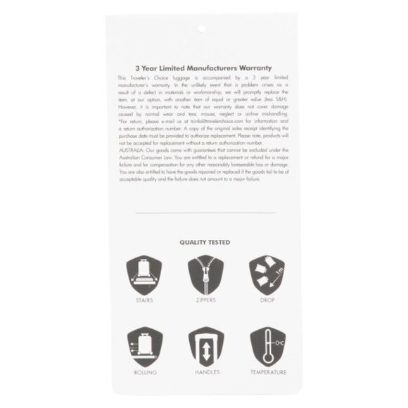 TRAVELERS CHOICE 22in Caymen Carry-on Spinner With Removable Garment Sleeve - Picture 4 of 4